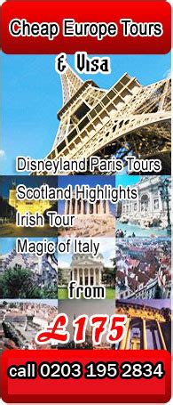 cheap coach tours to europe from london